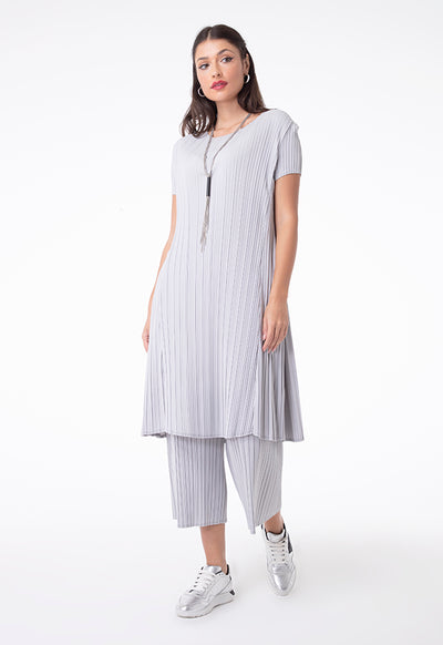 Electric Pleated Casual Dress