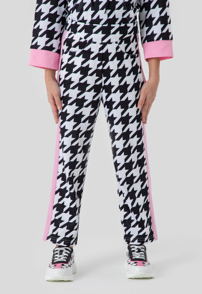 Houndstooth Print Pants