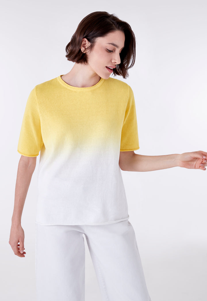 Knitted Ombre T-Shirt