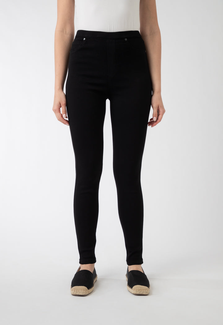 Skinny Solid Jegging Pants