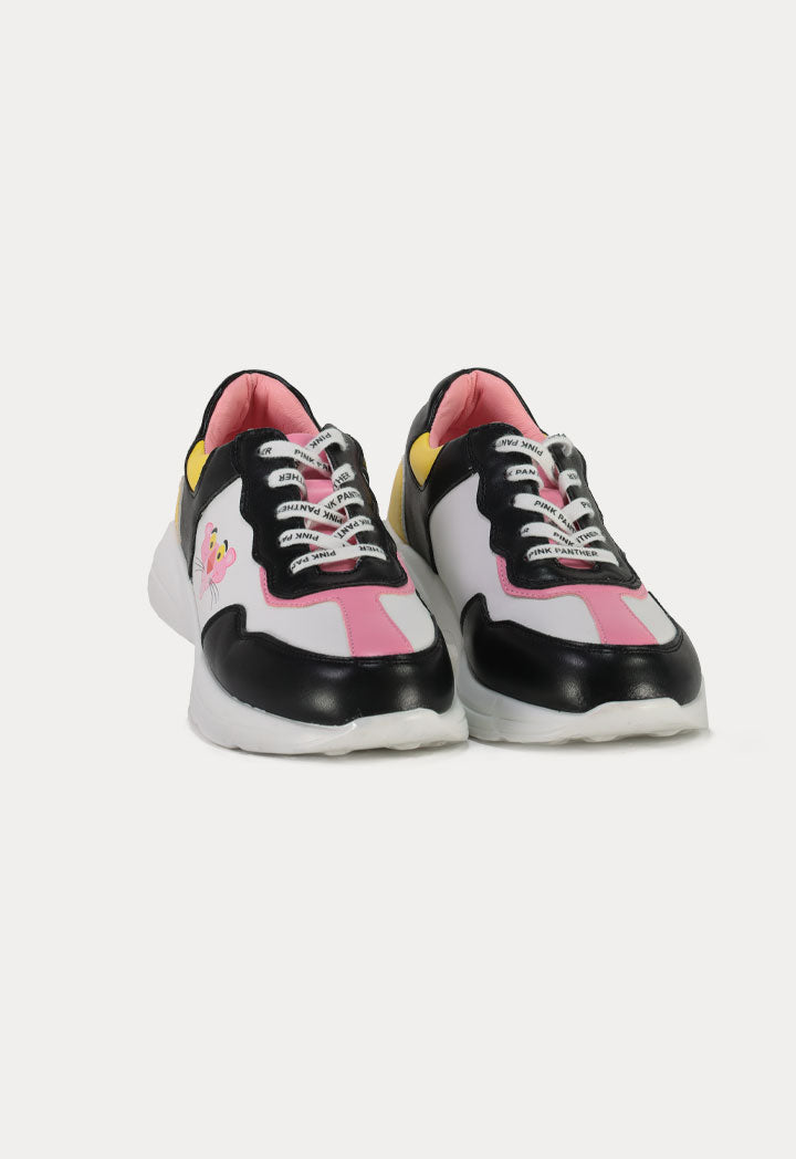 Pink Panther Color Blocking Rubber Shoes