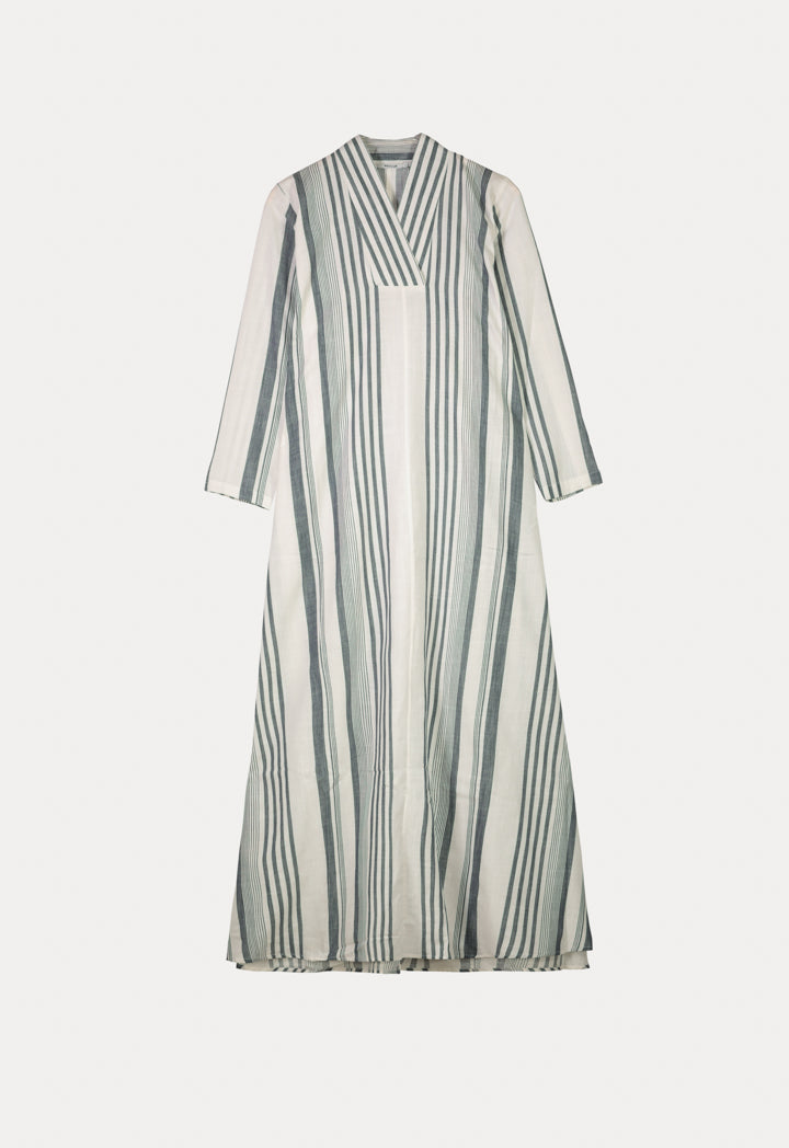 Thick Stripe Long Maxi Dress