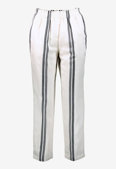 Striped Linen Trouser
