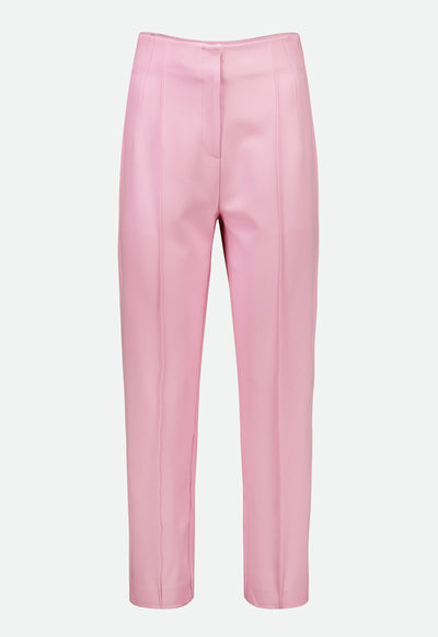 Pink Pintuck High Waist Trouser