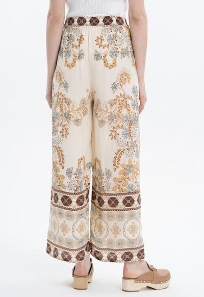 Ethnic Printed Straight Fit Trouser (Free Size)