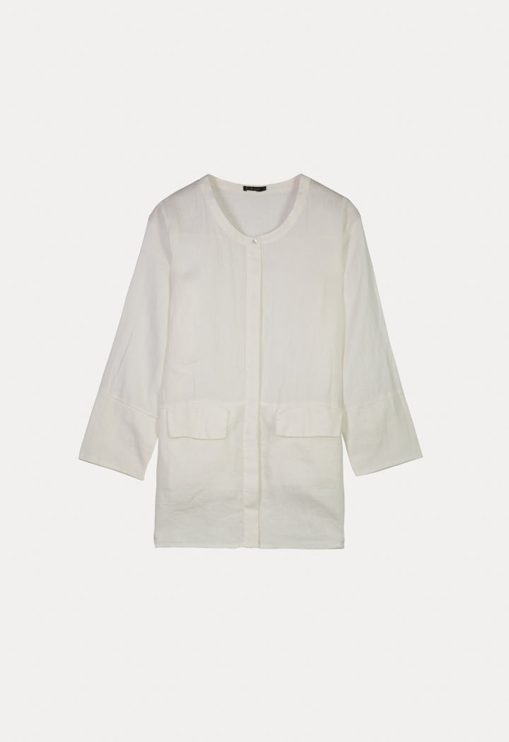 Linen Flap Pocket Shirt