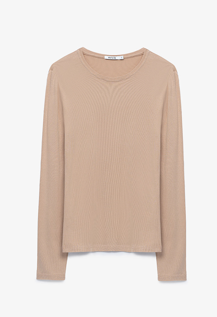 Long Sleeve Basic Solid Top