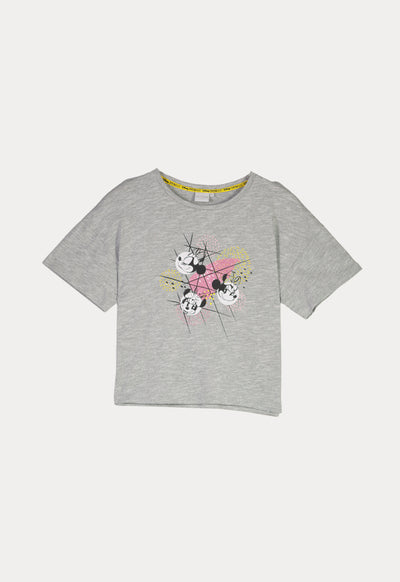 Minnie Mouse Melanged Fashion T-Shirt