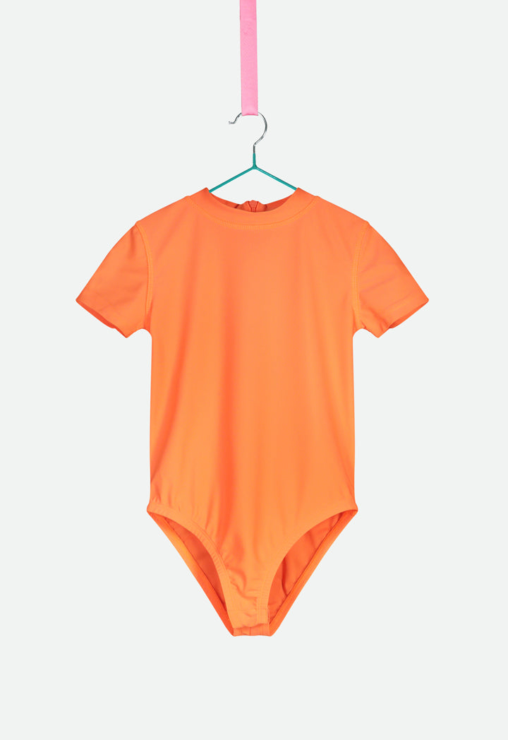 Orange Short Sleeve Bodysuit