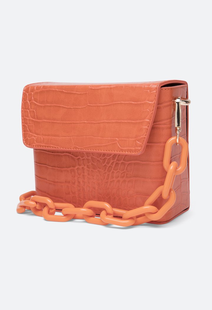 Textured Pattern Shoulder Bag
