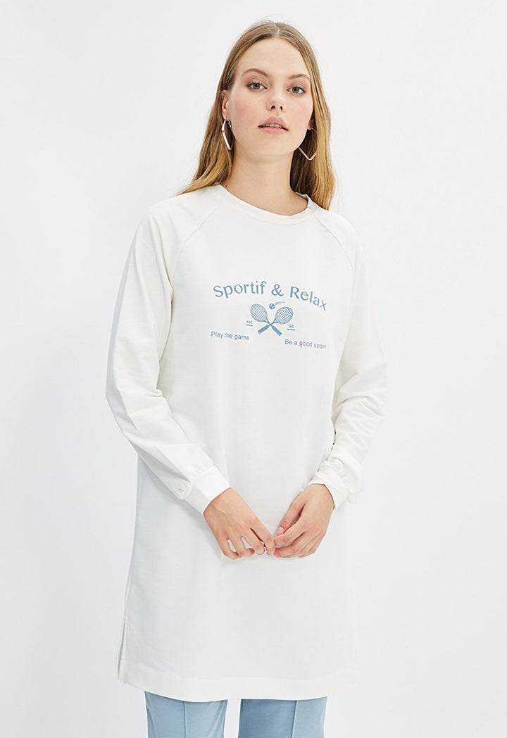 Trendyol Crew Neck Tunic & Pants Set
