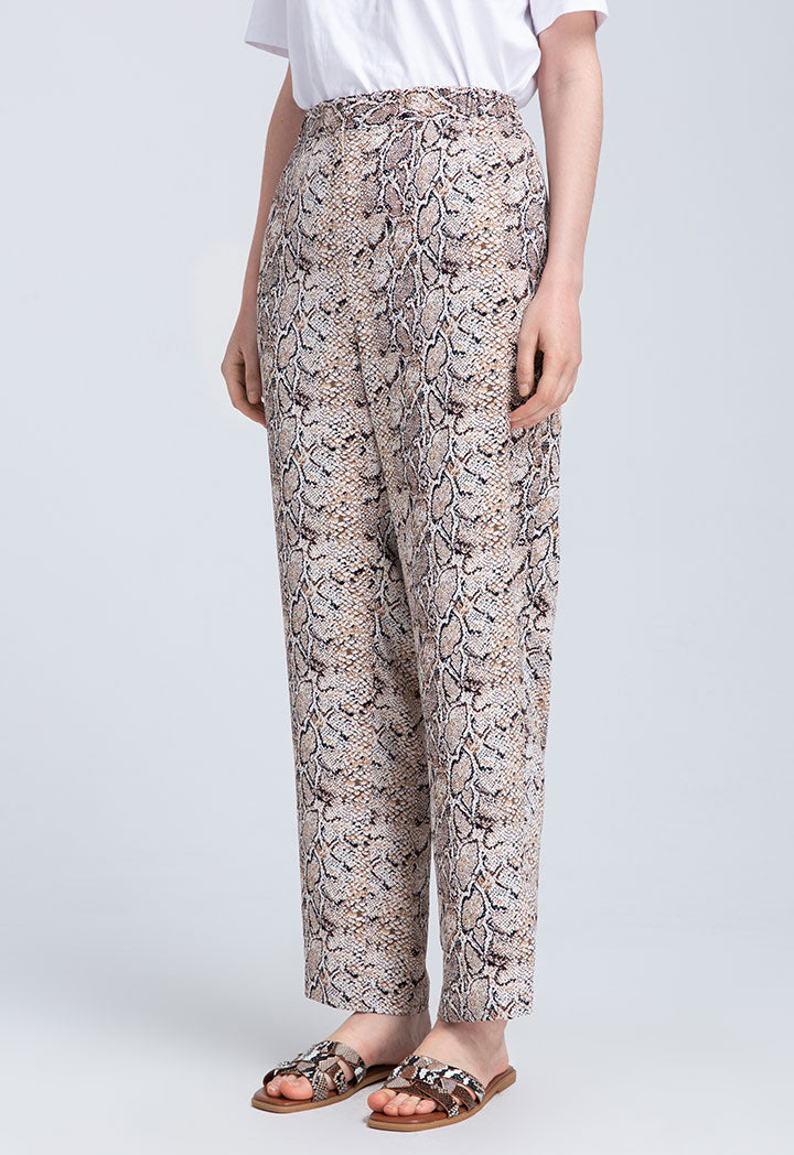 Python Printed Regular Fit Trouser