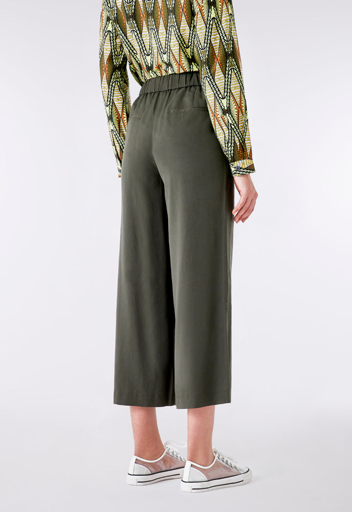 High Waisted Patch Pocket Trouser