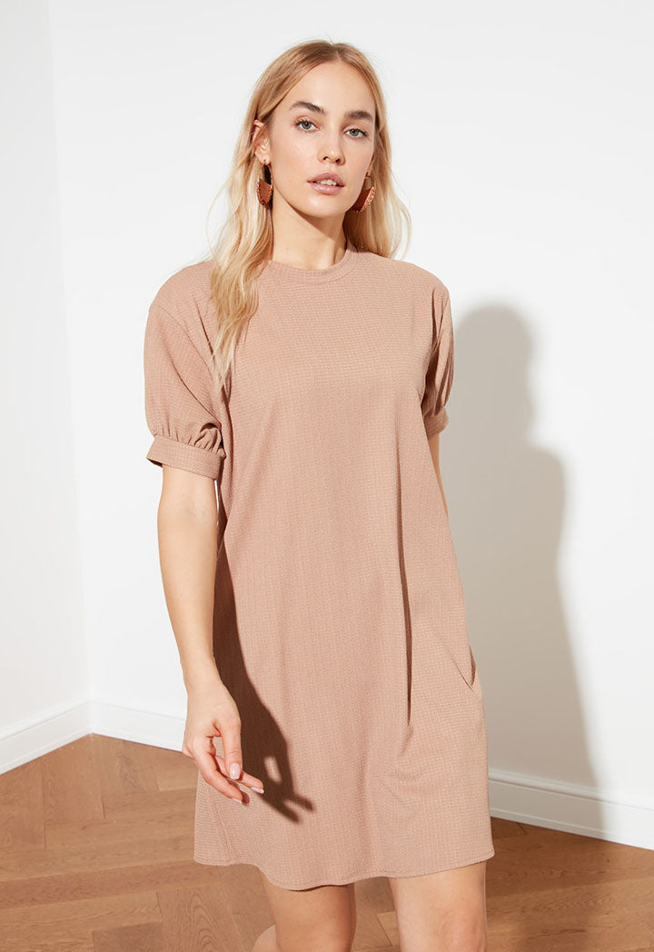 Short Puff Sleeve Dress