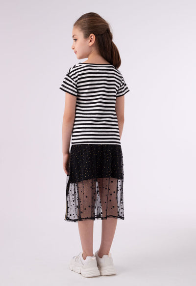 Striped Sequins Fashion T-Shirt