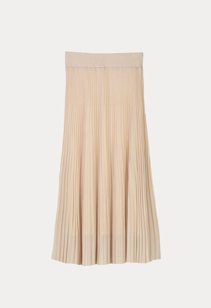 Soft Textured Skirt With Attached Lining
