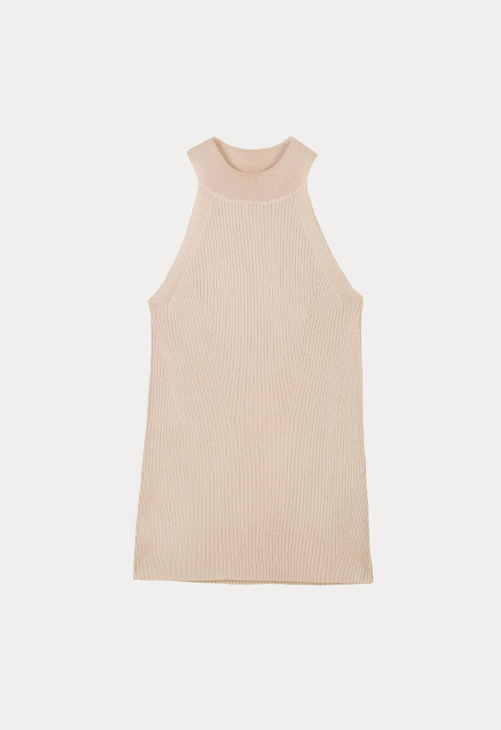 Knitted Sleeveless Solid Top