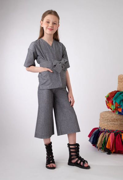 Straight Fit Linen Culottes
