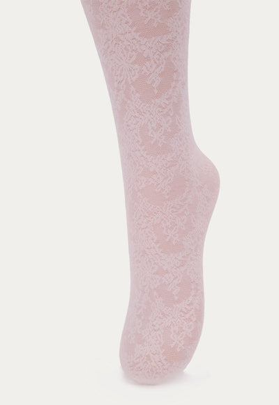 Floral Pattern Tights