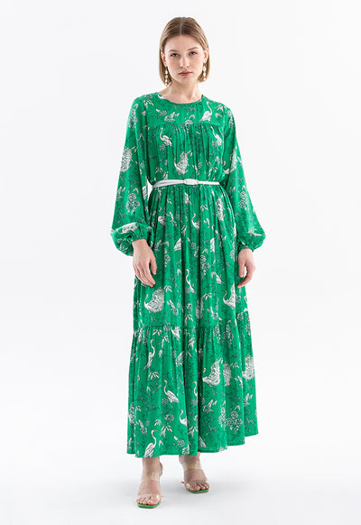 Floral Multi Print Maxi Dress