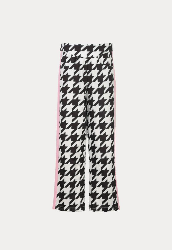 Houndstooth Print Pants