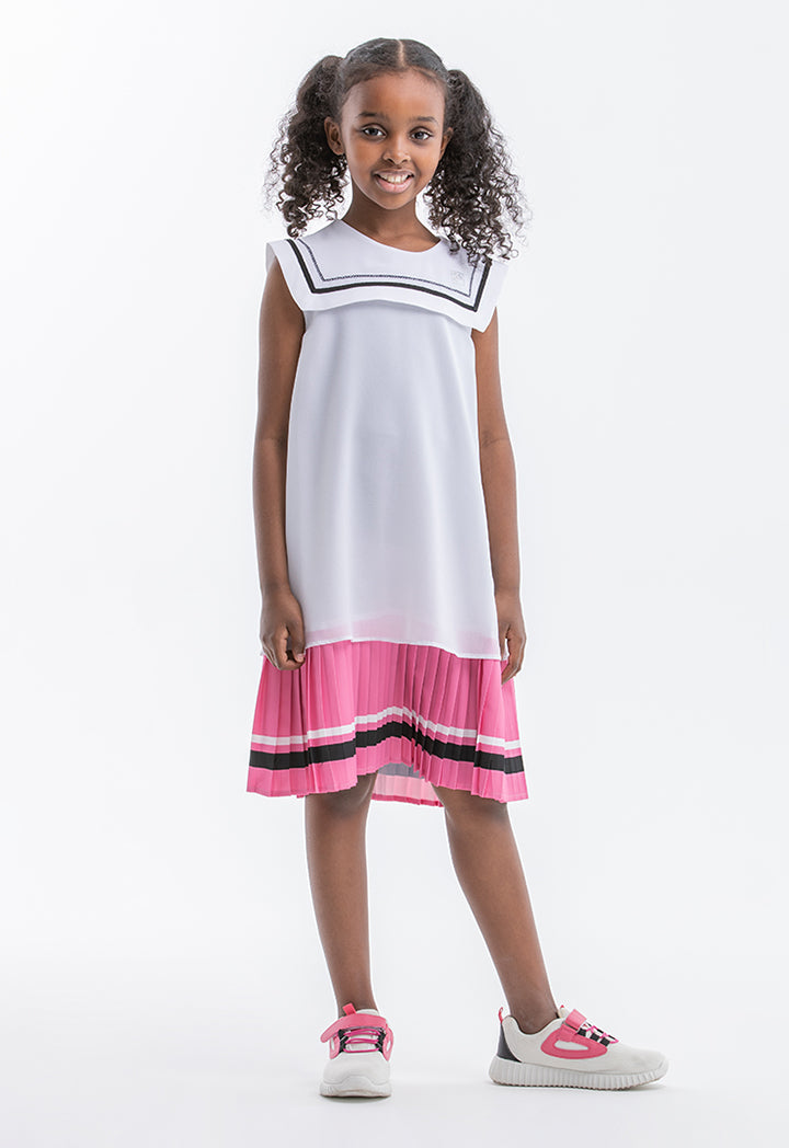 Powerpuff Girls Flared Pleated Hem Dress